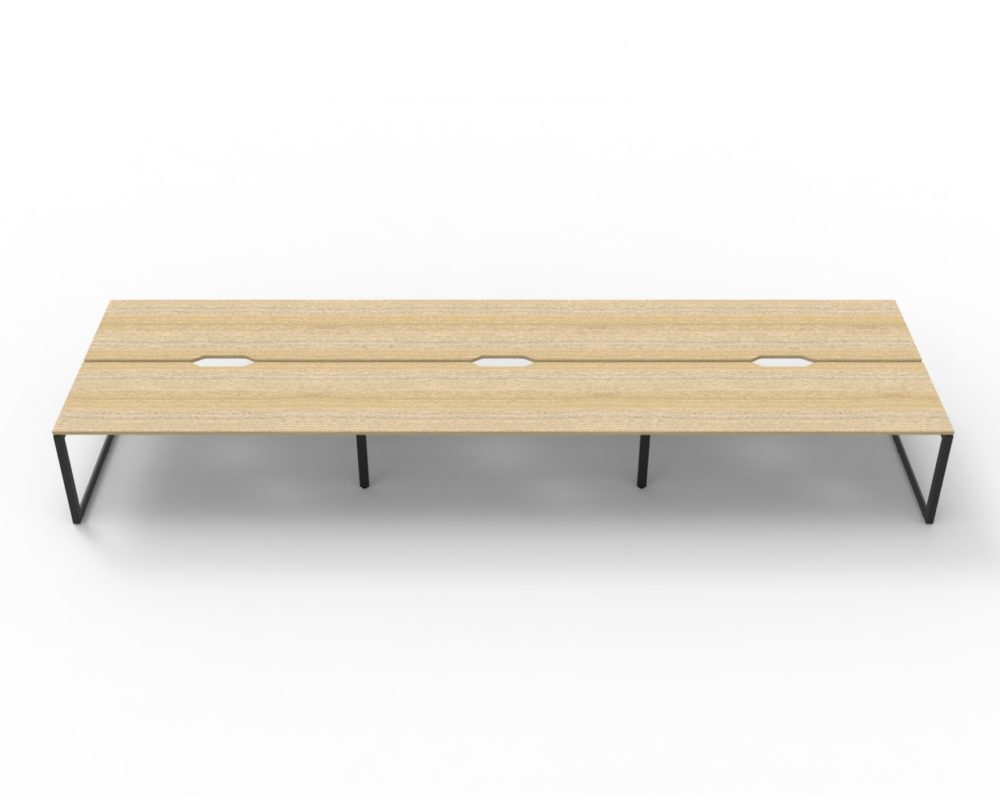 RL Infinity Loop Leg Double Sided Workstation