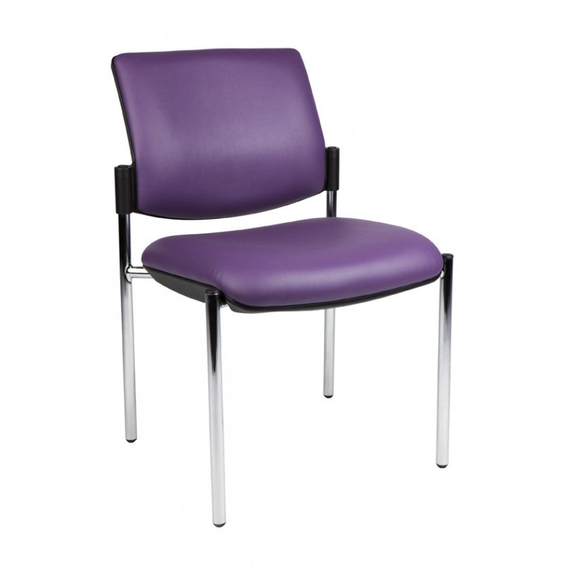 MA Dyno 40 Fabric Upholstered Stackable 4 Leg Side Chair