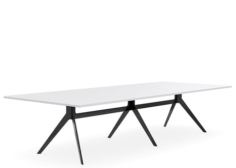 DD Delta Triple Boardroom Table with Metal Frame Base