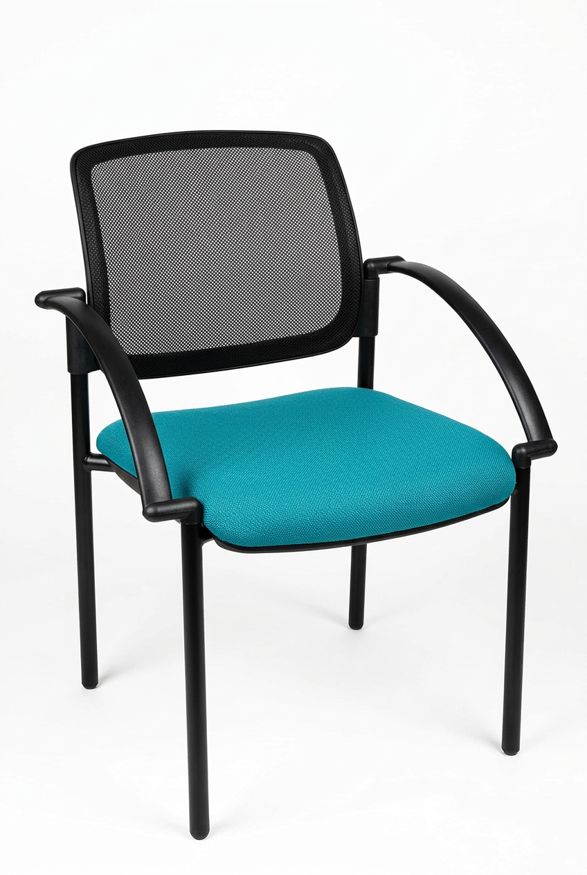 MA Dino 60 Fabric or Vinyl Upholstered 4 Leg Visitor Armchair