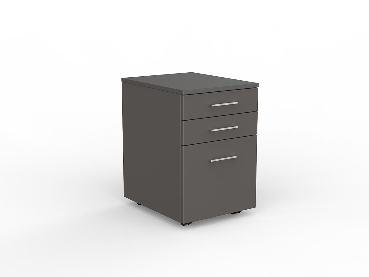 OL AltoSystem Mobile Pedestal with 2-Drawer & File Unit