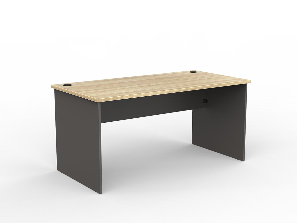OL AltoSystem Straightline Desk – Oak