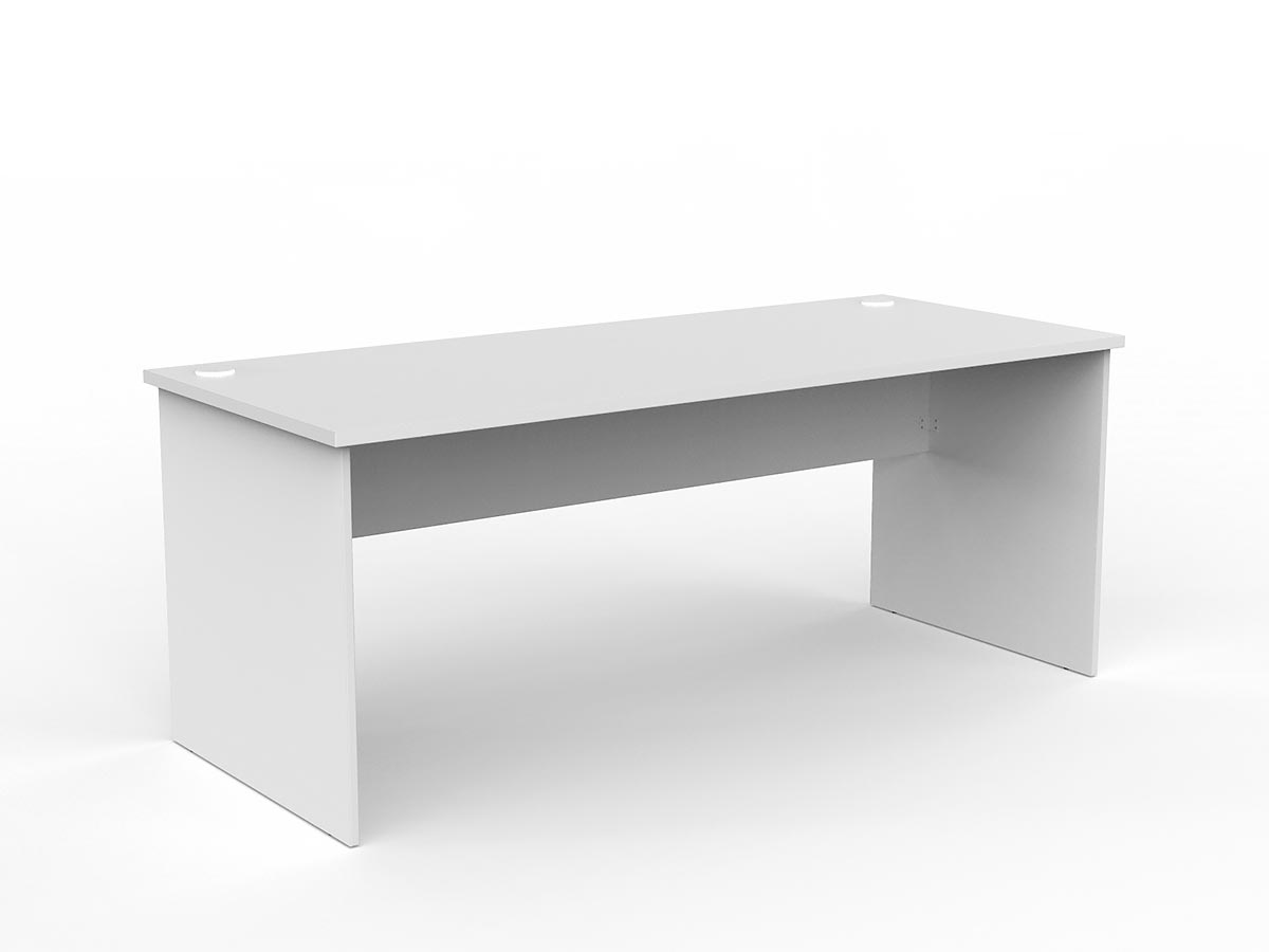 OL AltoSystem Straightline Desk – White