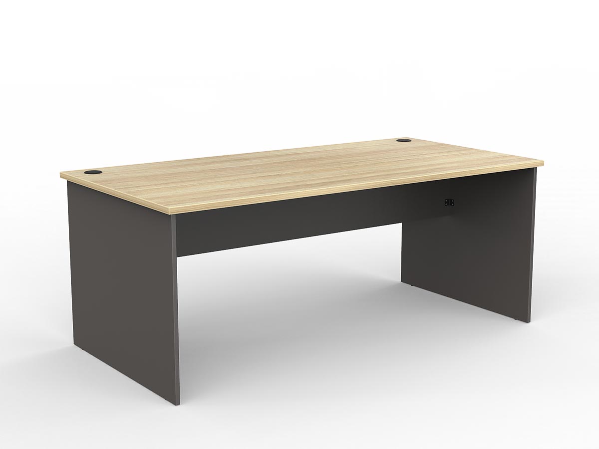 OL AltoSystem Straightline Desk – Oak
