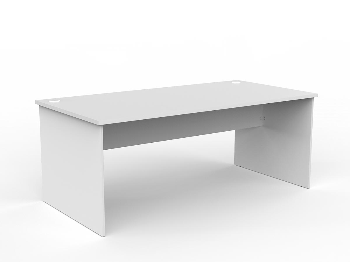 OL AltoSystem Straightline Desk – White