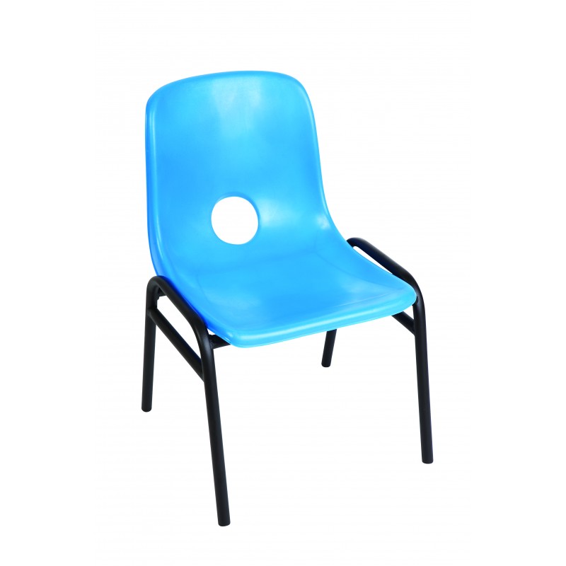 MA Plastic Shell Metal Legs Childcare Chair