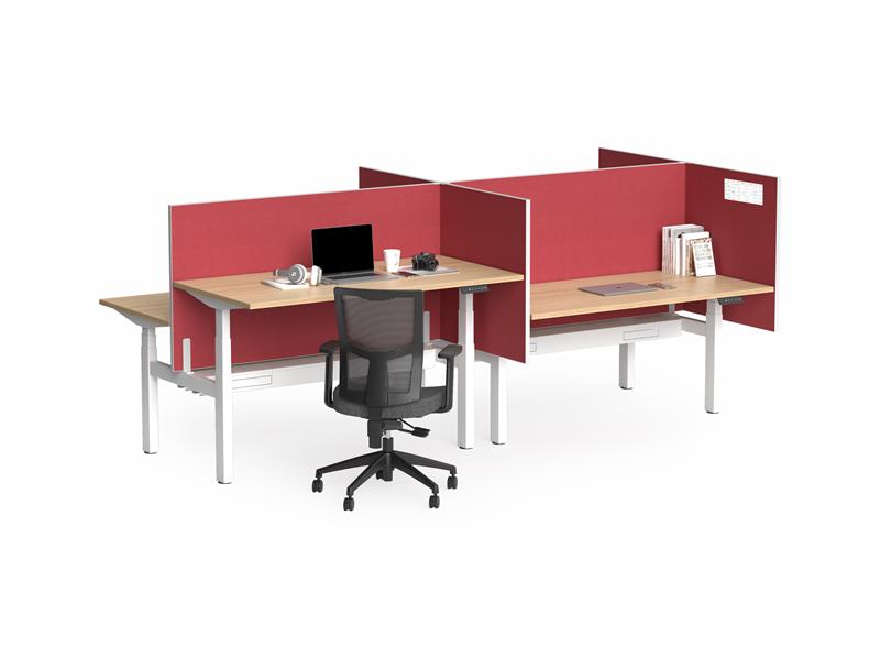 OL Edge25 Frame Mounted Screen for Klass Double Sided Desk
