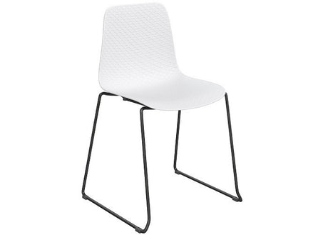 DD Emboss Stackable Sled Base Outdoor Chair