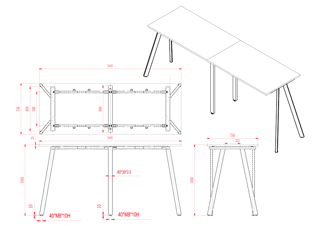 RL Eternity High Bar Table