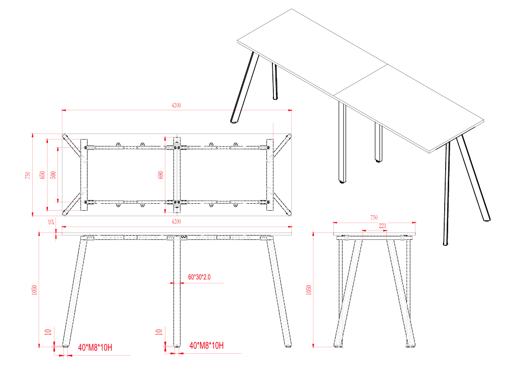 RL Eternity High Bar Table