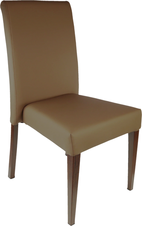 FL London Vinyl Upholstered Hospitality Stackable Dining Chair