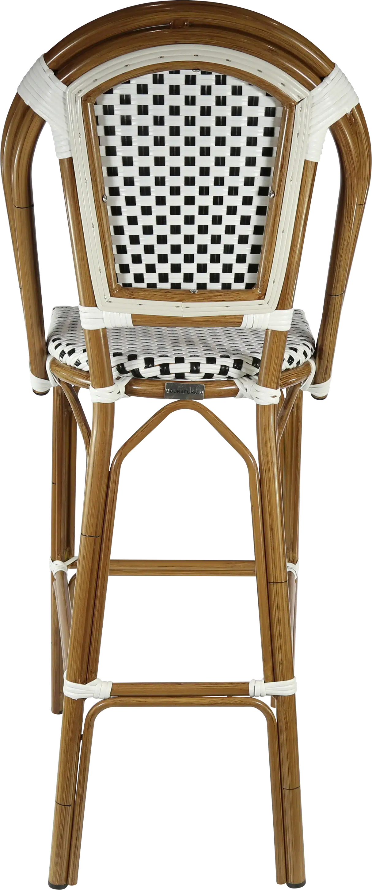 FL Eiffel Aluminium Frame PE Wicker Hospitality Outdoor Bar Chair