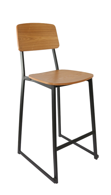 FL Durafurn Denver Plywood Seat Hospitality Bar Stool
