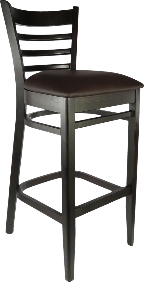 FL Florence Timber Frame Vinyl Seat Hospitality Bar Stool