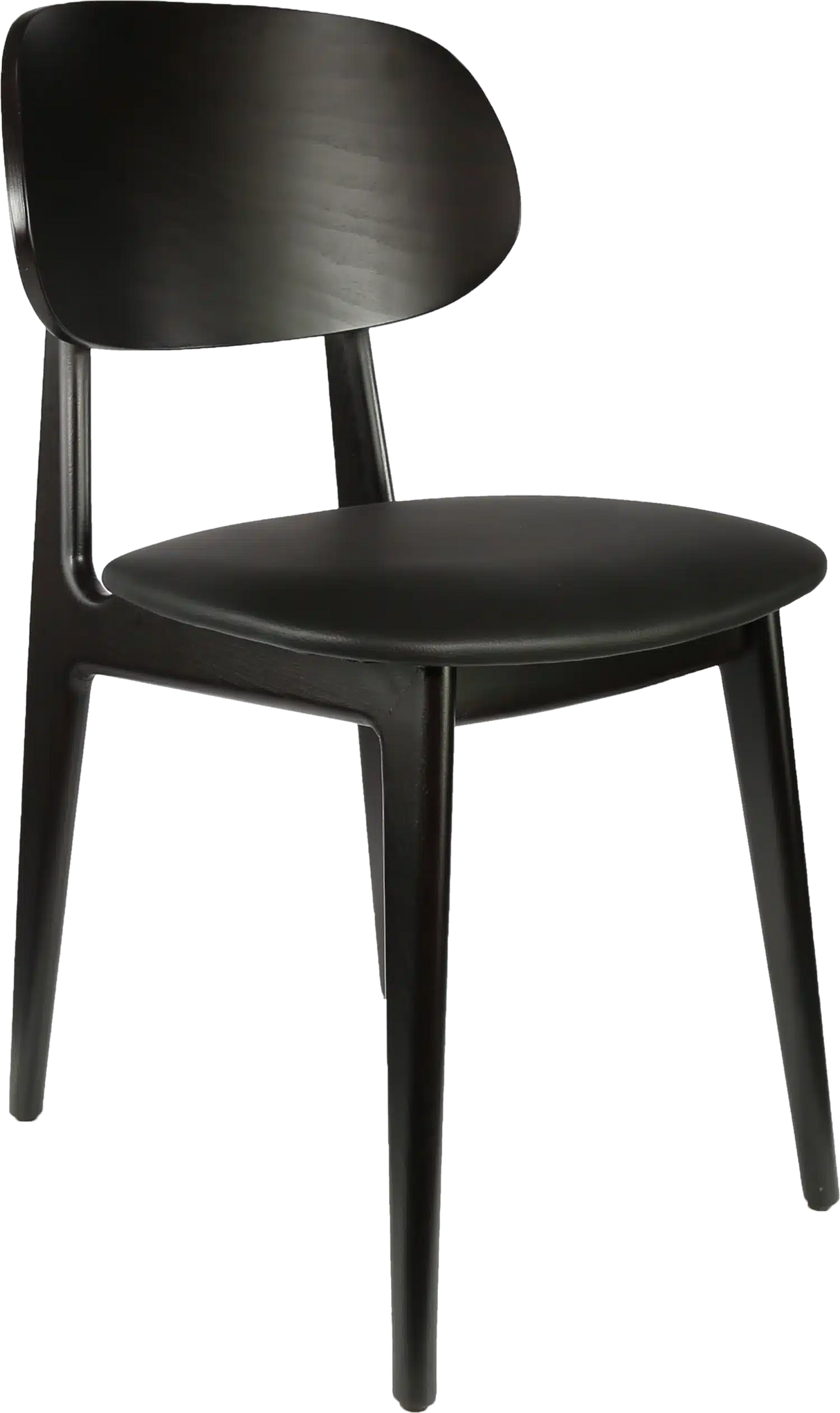 FL Ban Vinyl Seat Timber Legs Hospitality Dining Chair