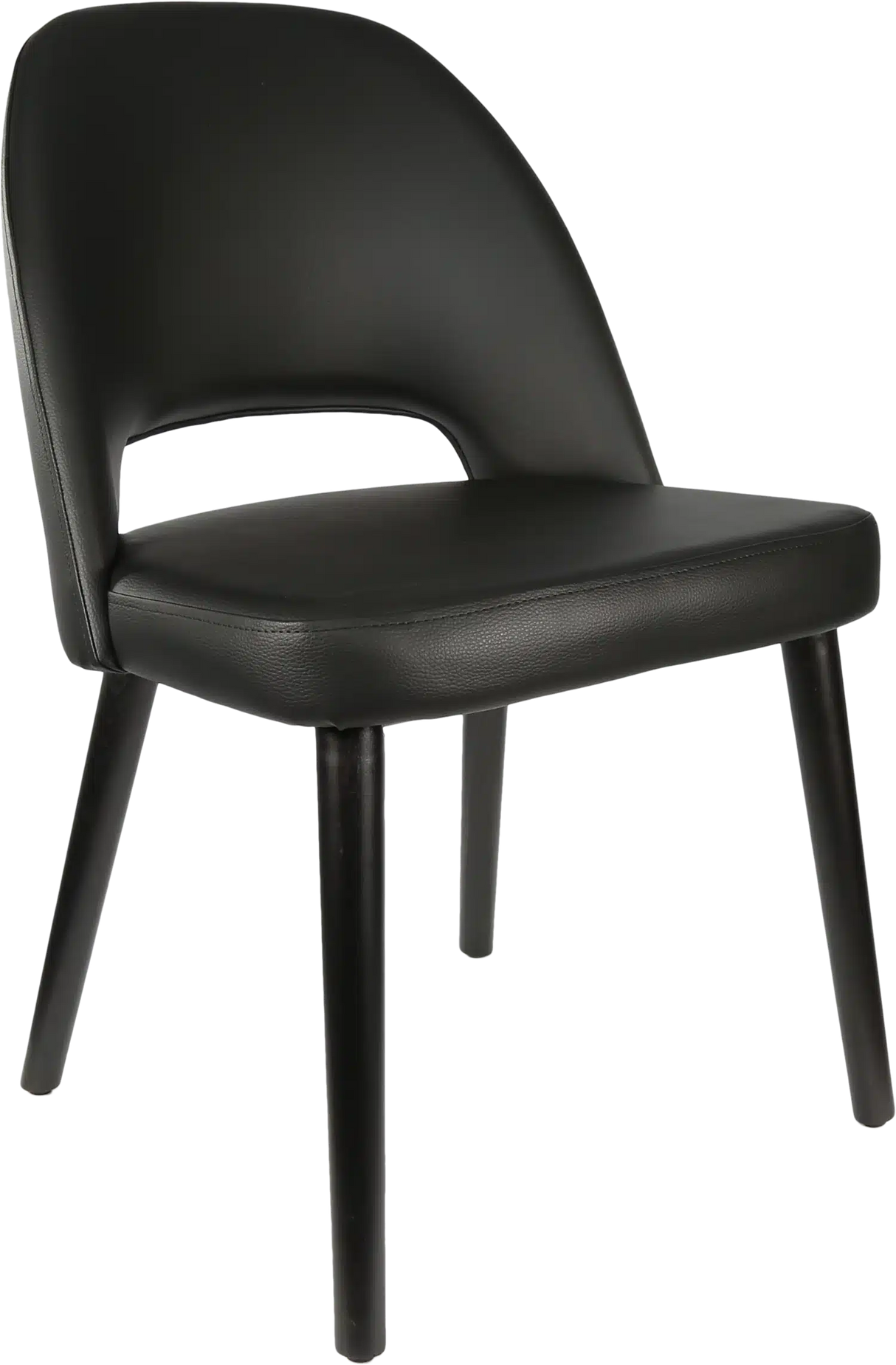 FL Semifreddo Vinyl Upholstered Timber Legs Hospitality Chair