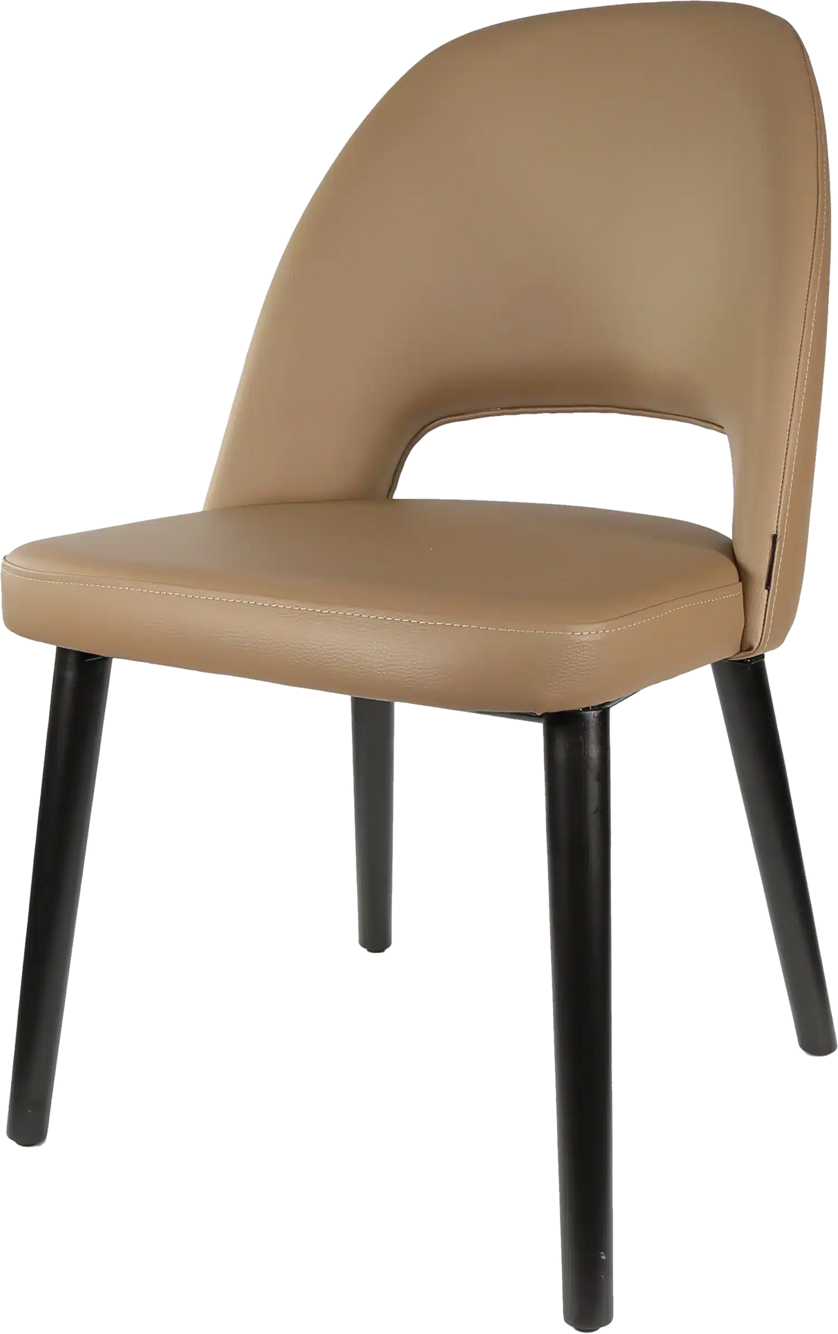 FL Semifreddo Vinyl Upholstered Timber Legs Hospitality Chair