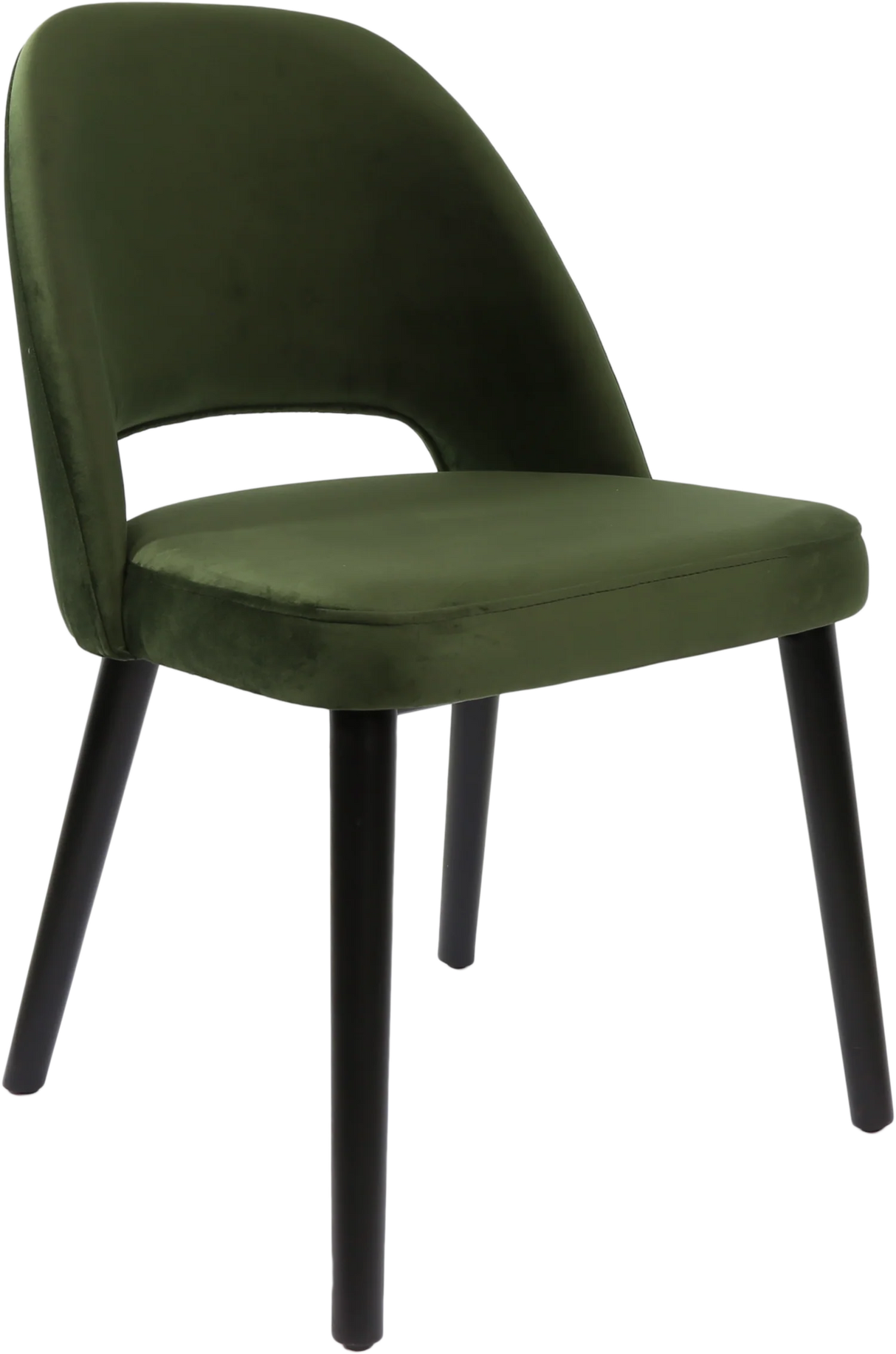 FL Semifreddo Velvet Upholstered Timber Legs Hospitality Chair