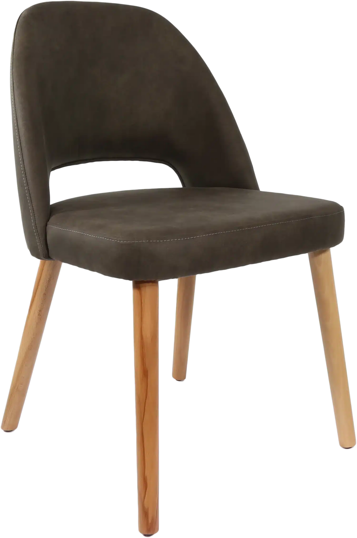 FL Semifreddo Premium Vinyl Upholstered Timber Legs Hospitality Chair