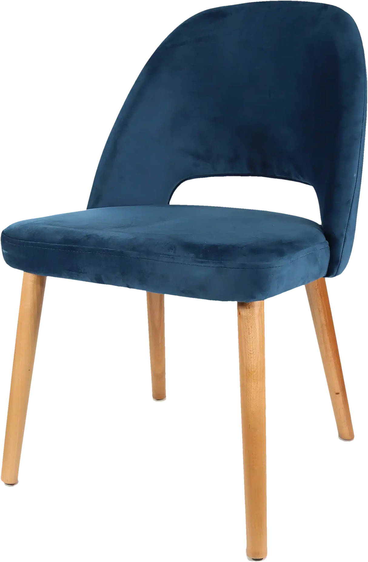 FL Semifreddo Velvet Upholstered Timber Legs Hospitality Chair
