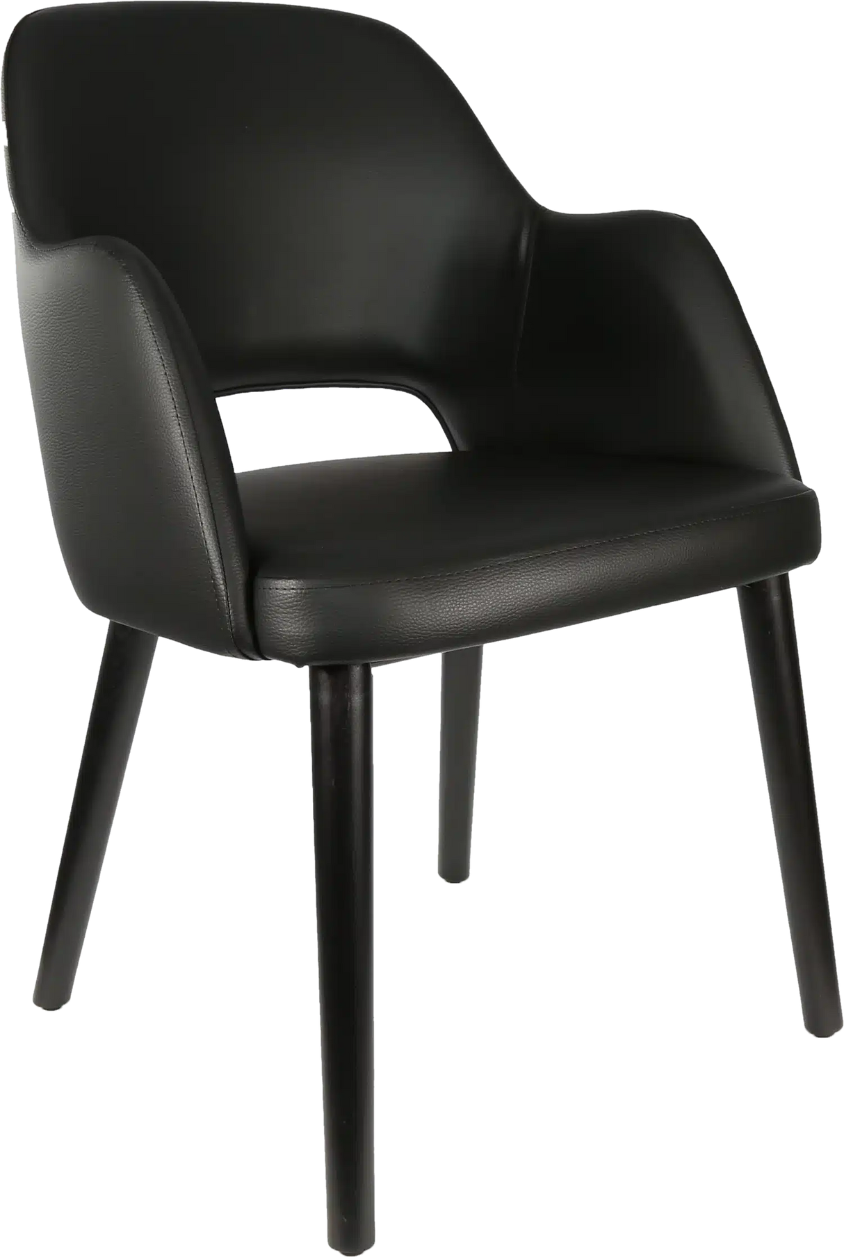 FL Sorbet Vinyl Upholstered Timber Legs Hospitality Chair