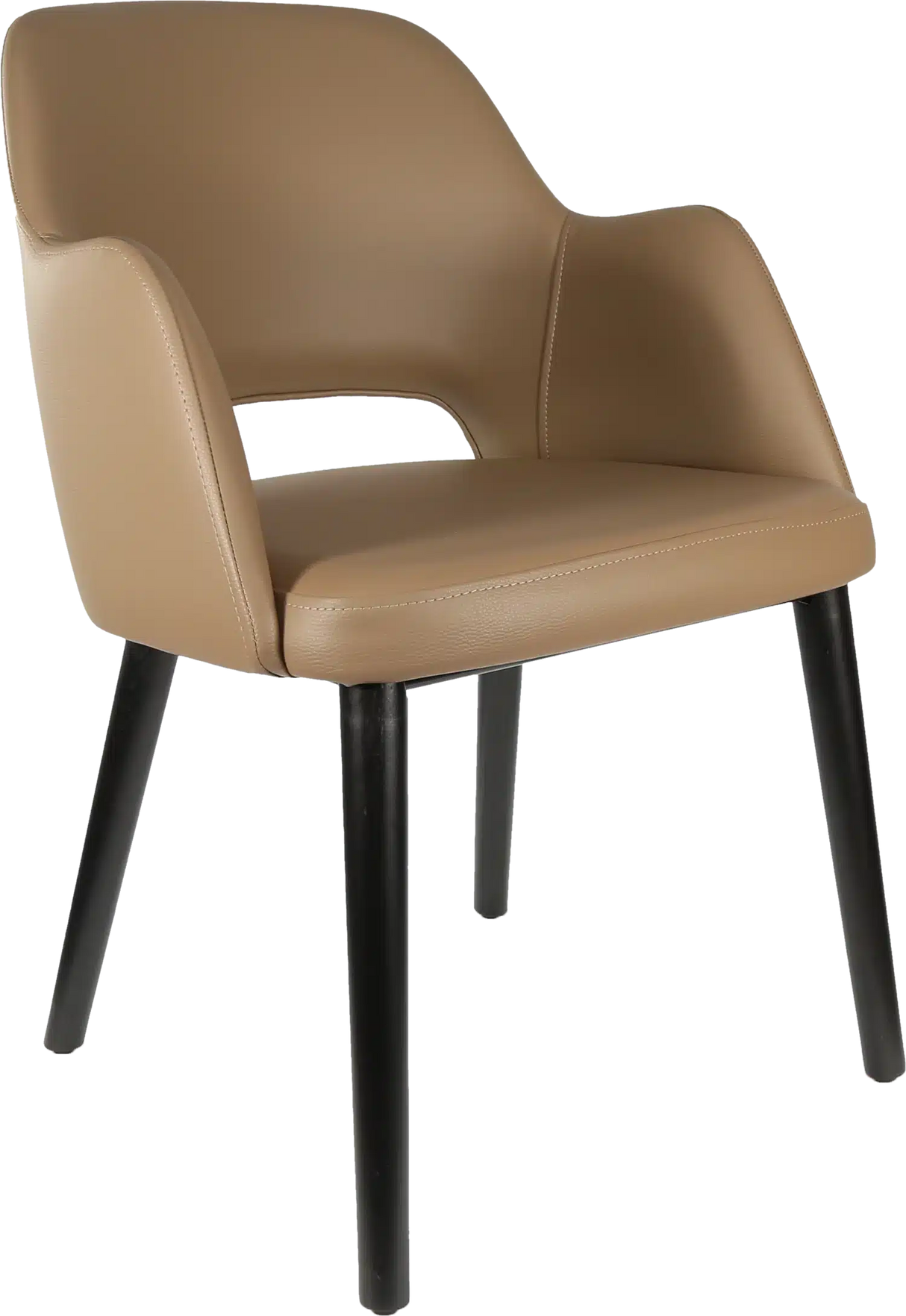FL Sorbet Vinyl Upholstered Timber Legs Hospitality Chair