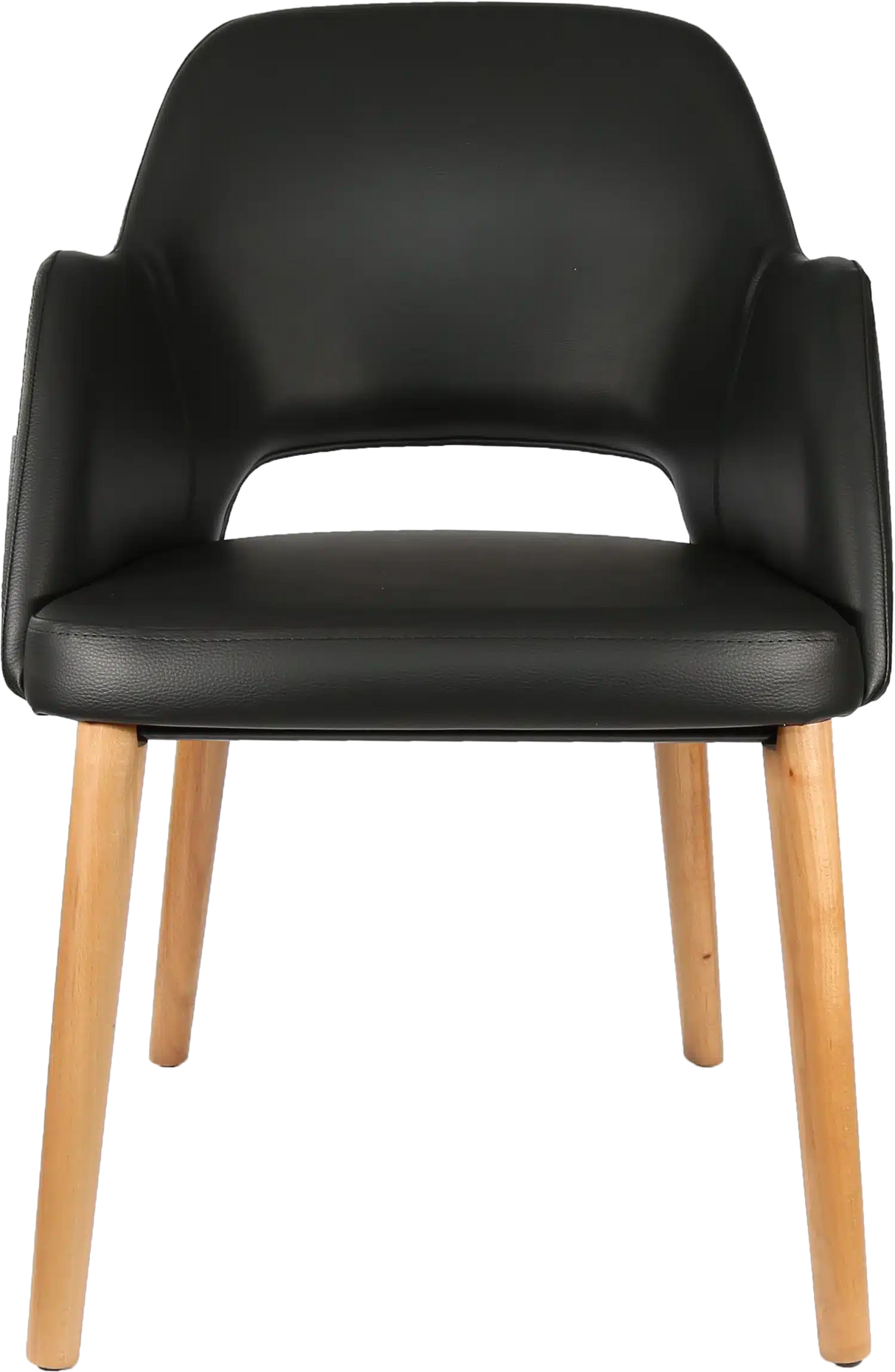 FL Sorbet Vinyl Upholstered Timber Legs Hospitality Chair