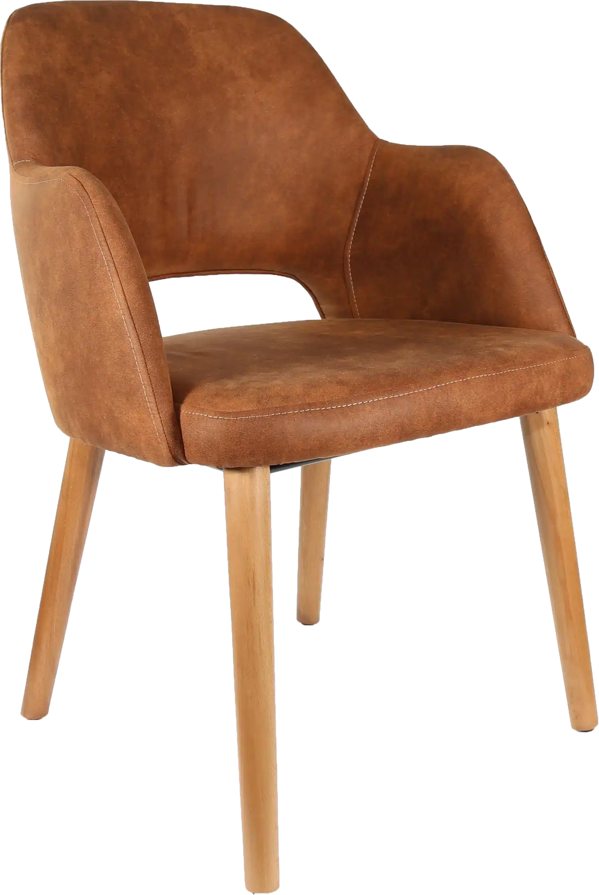 FL Sorbet Premium Vinyl Upholstered Timber Legs Hospitality Chair