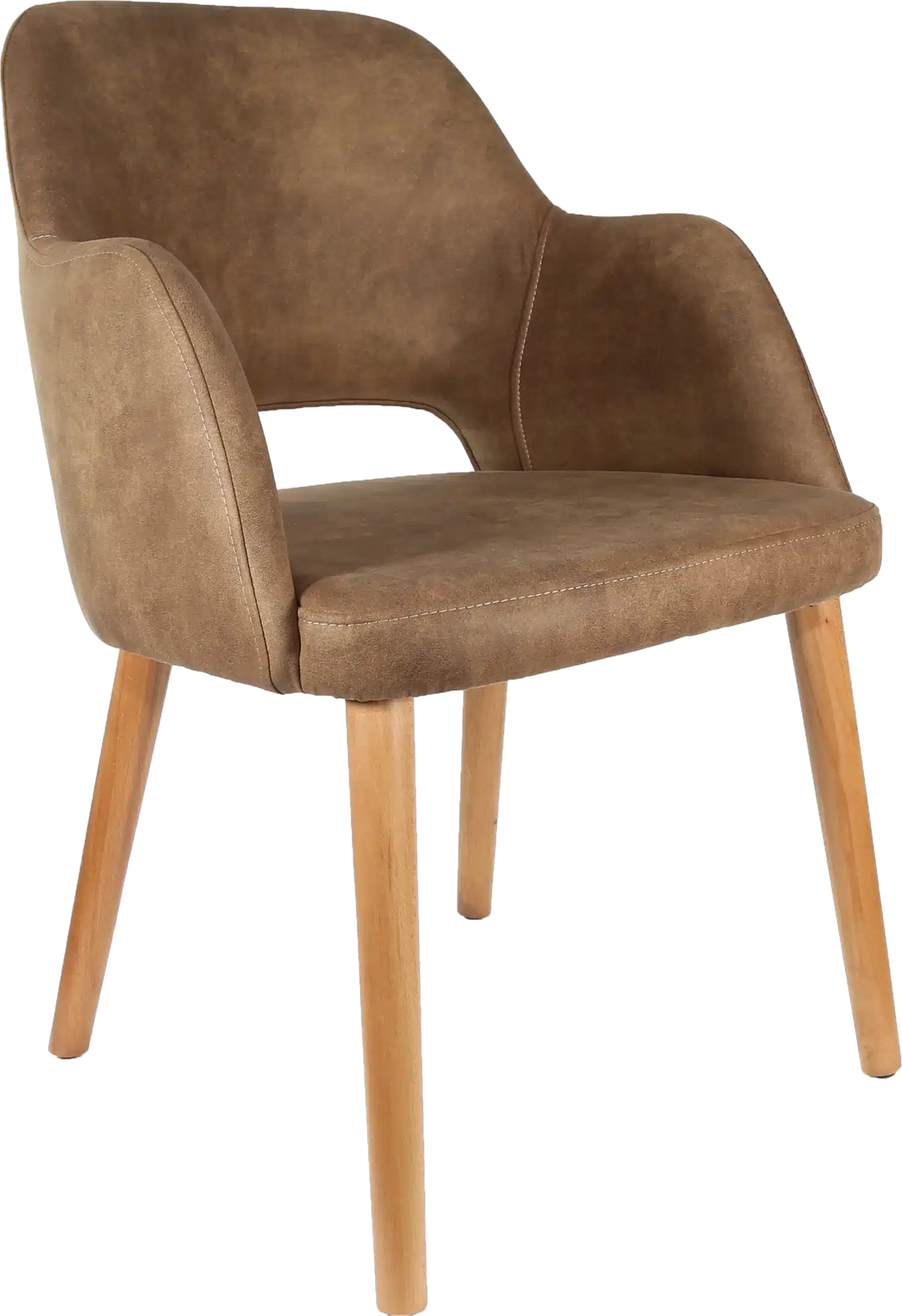 FL Sorbet Premium Vinyl Upholstered Timber Legs Hospitality Chair