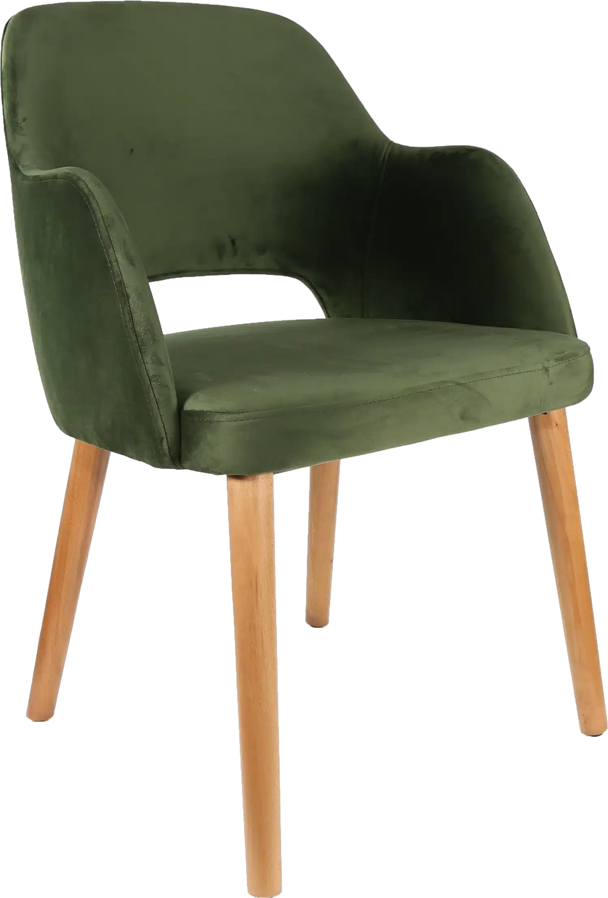 FL Sorbet Velvet Upholstered Timber Legs Hospitality Chair