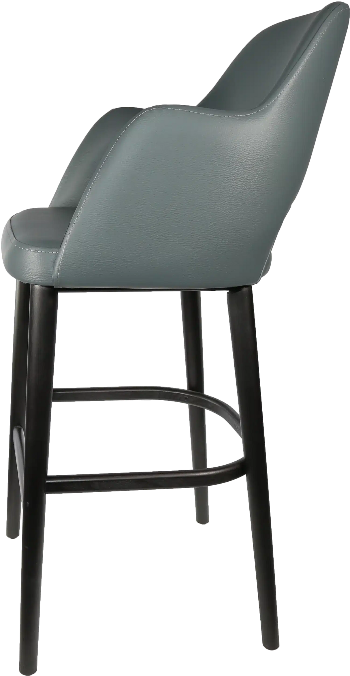 FL Sorbet Vinyl Upholstered Timber Legs Hospitality Barstool