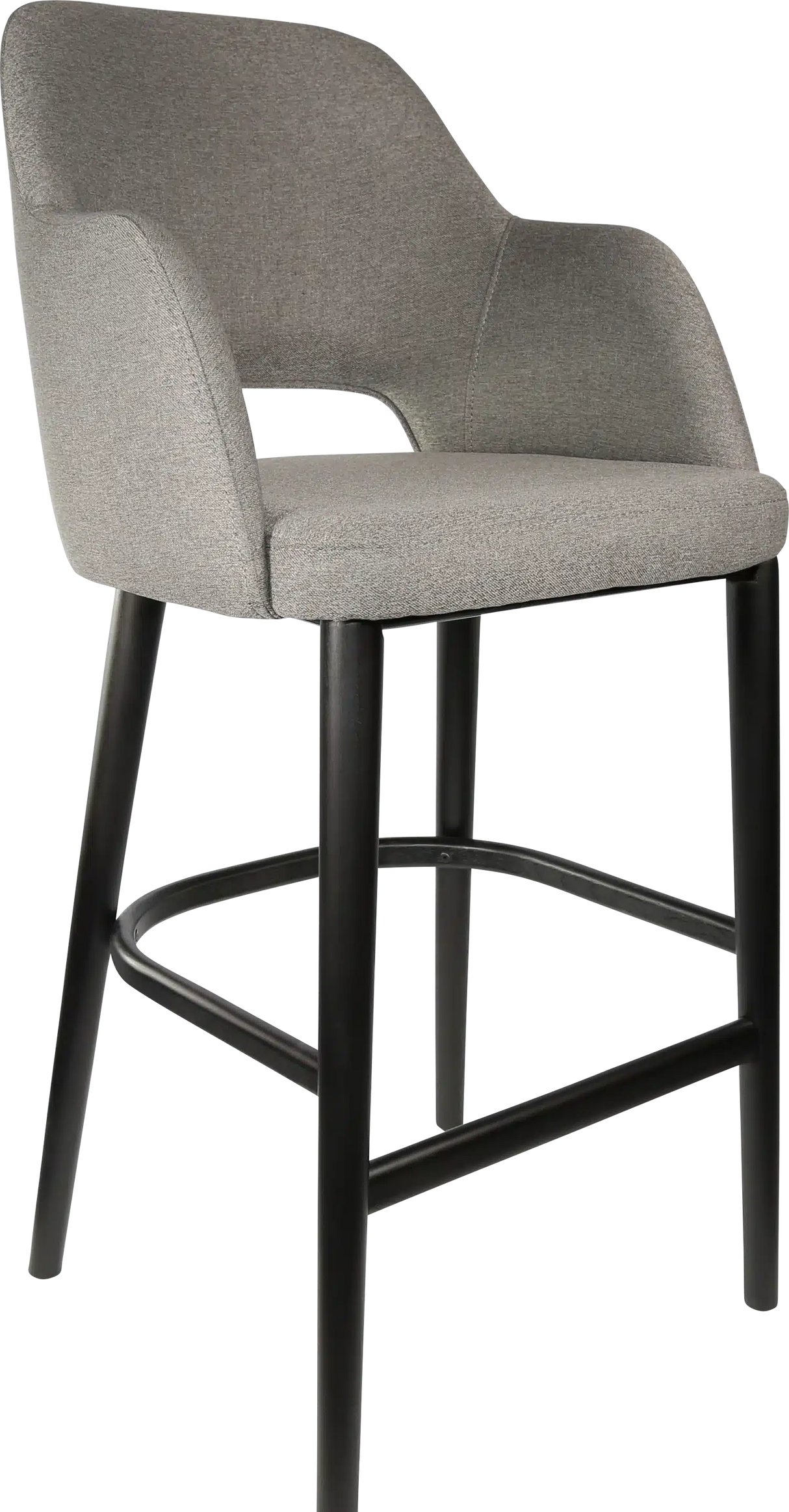 FL Sorbet Fabric Upholstered Timber Legs Hospitality Barstool