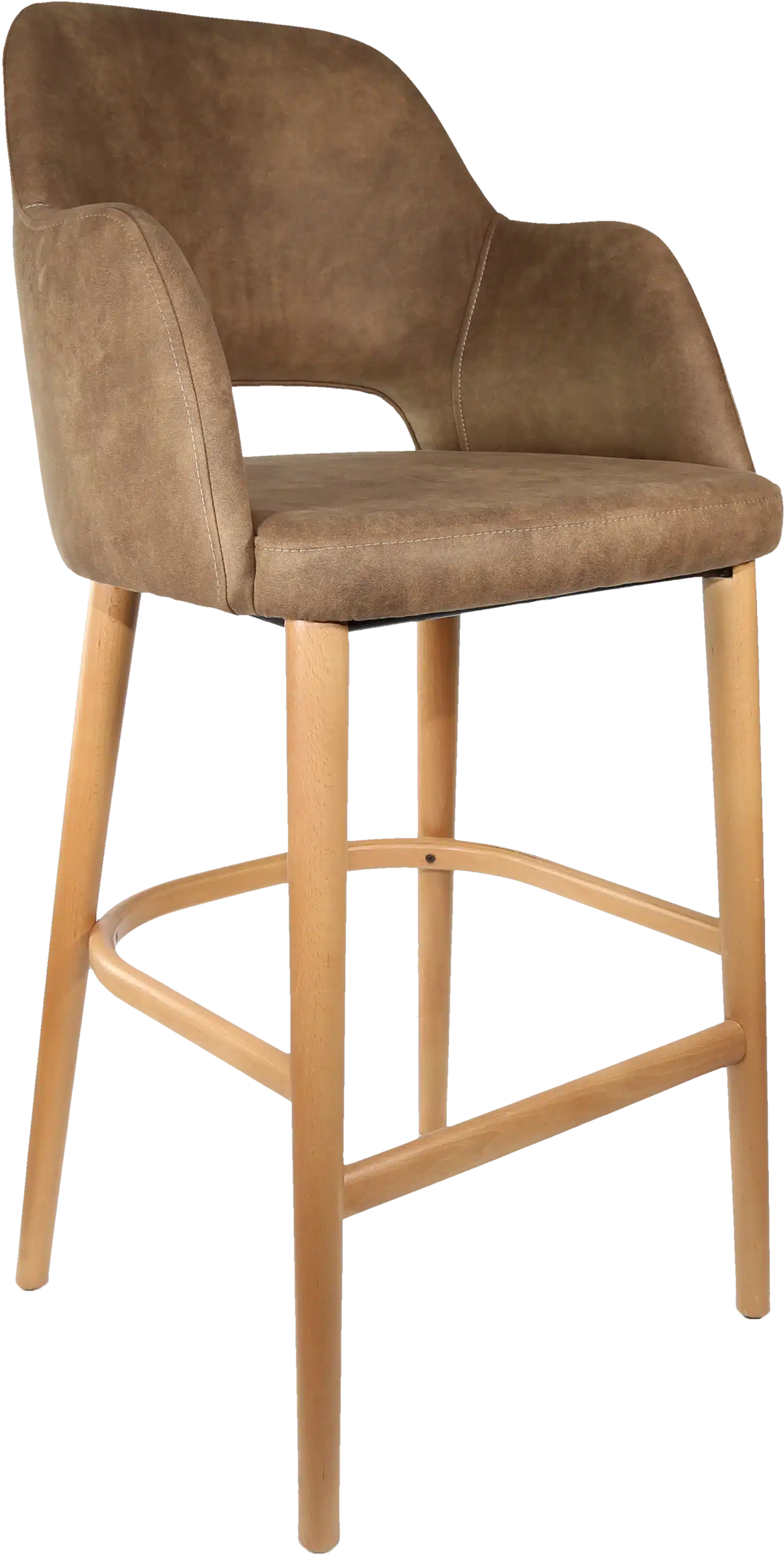 FL Sorbet Premium Vinyl Timber Legs Hospitality Barstool