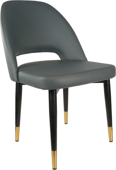 FL Semifreddo Vinyl Upholstered Metal Legs Hospitality Chair