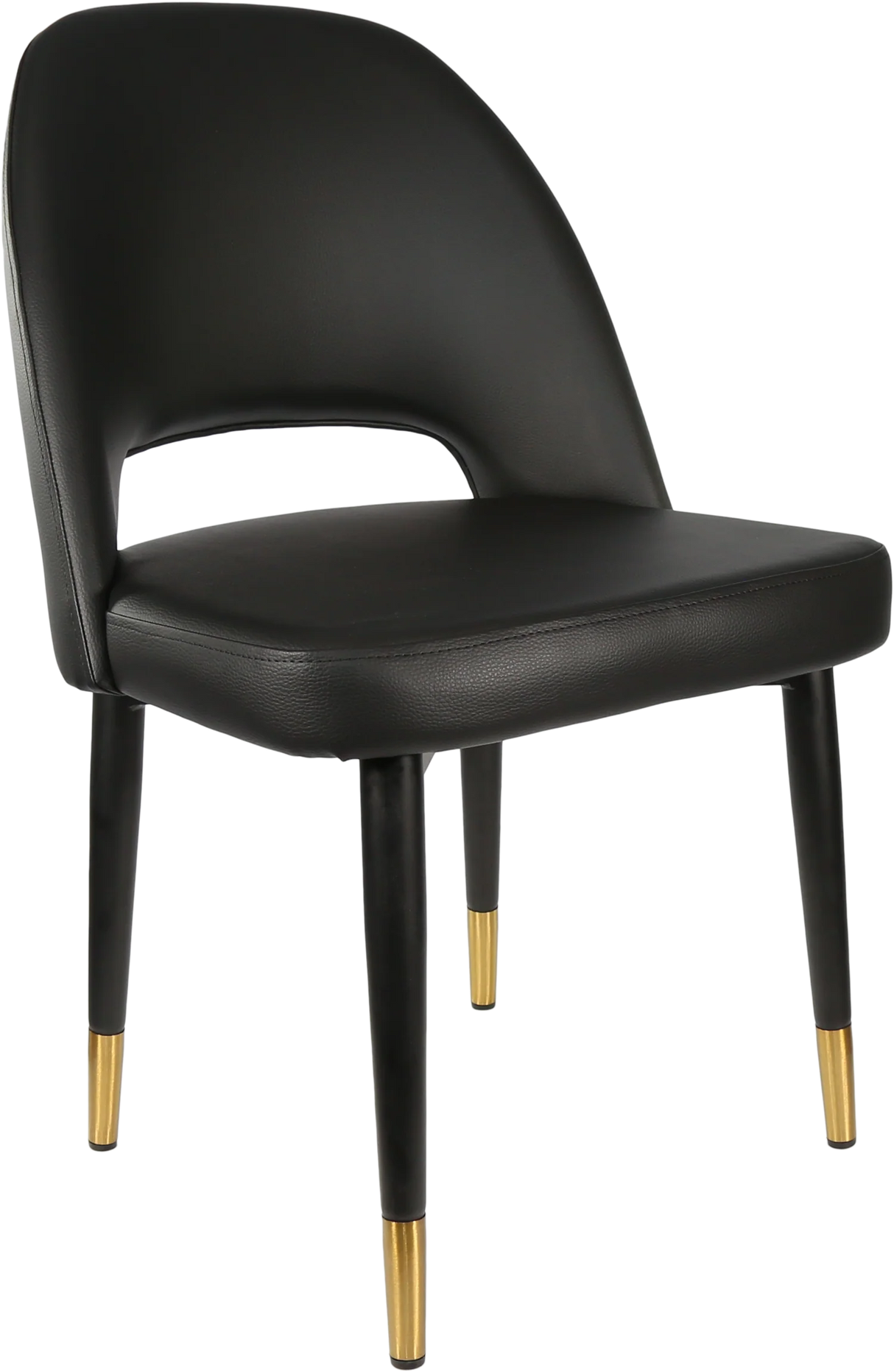 FL Semifreddo Vinyl Upholstered Metal Legs Hospitality Chair