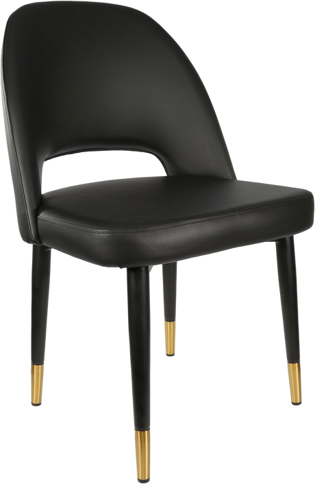 FL Semifreddo Vinyl Upholstered Metal Legs Hospitality Chair