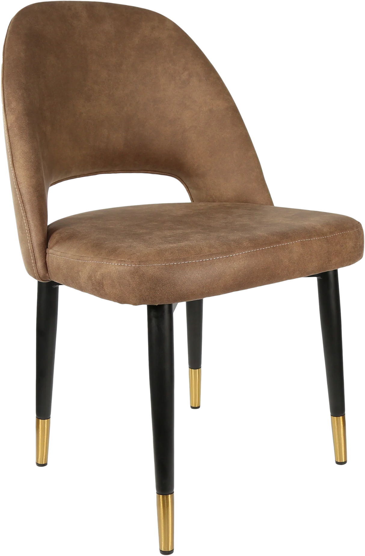 FL Semifreddo Premium Vinyl Upholstered Metal Legs Hospitality Chair