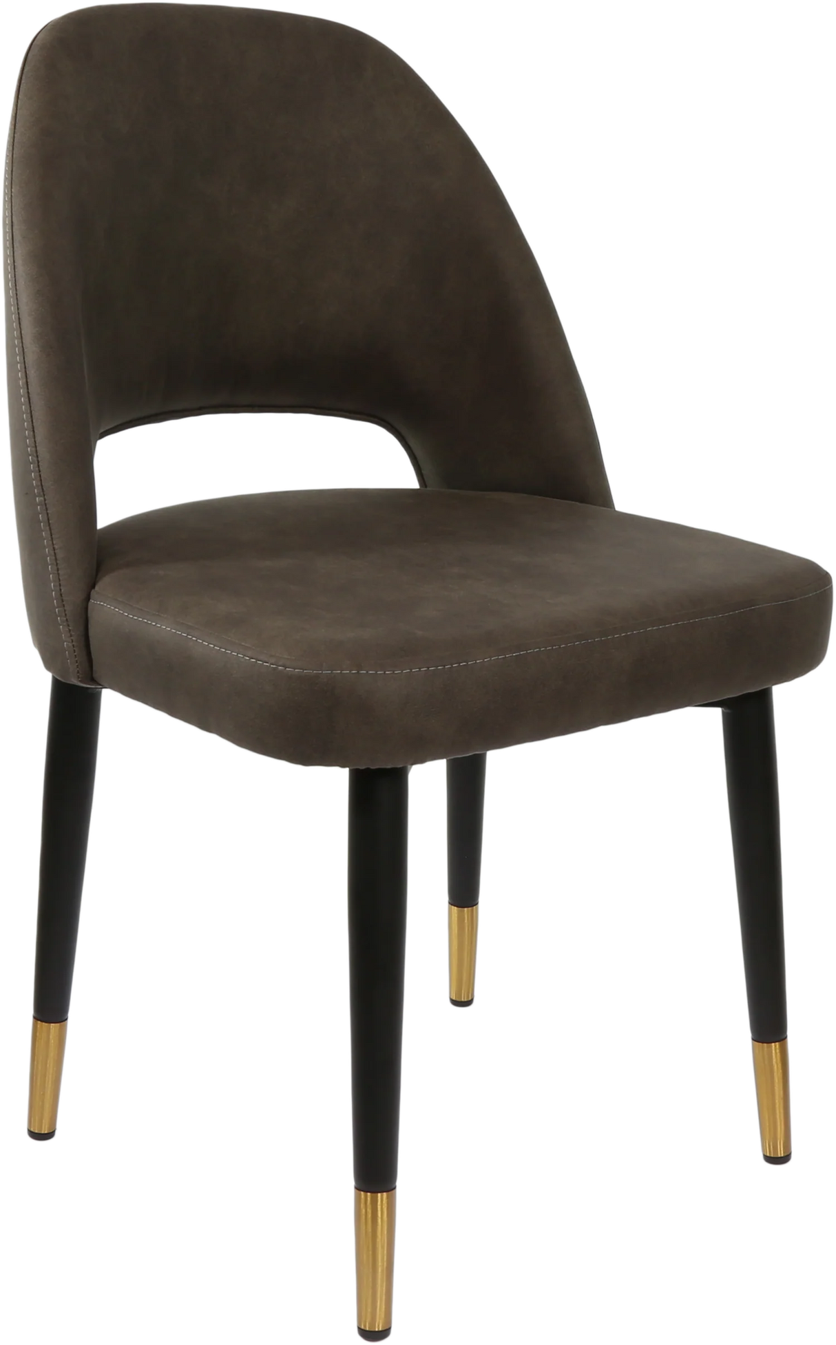 FL Semifreddo Premium Vinyl Upholstered Metal Legs Hospitality Chair