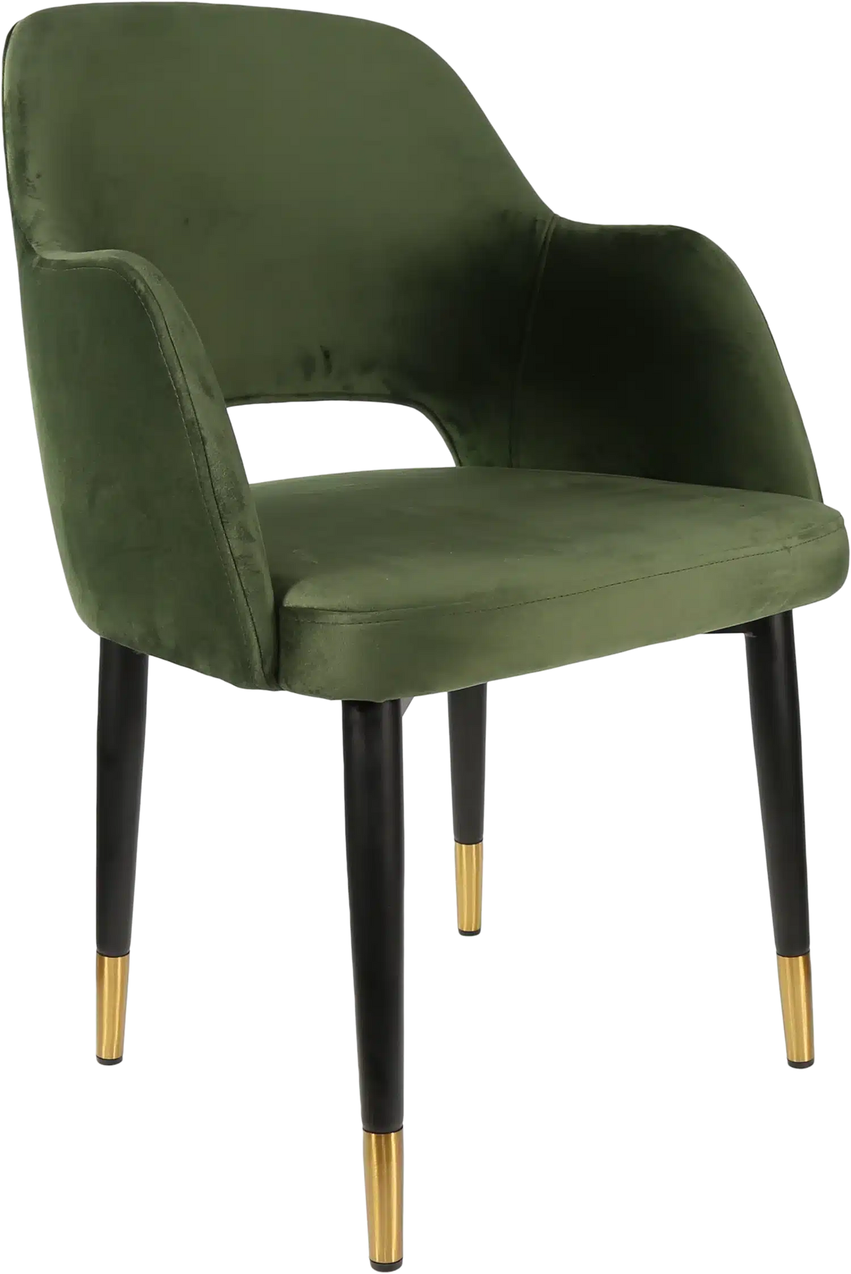 FL Sorbet Velvet Upholstered Metal Legs Hospitality Chair
