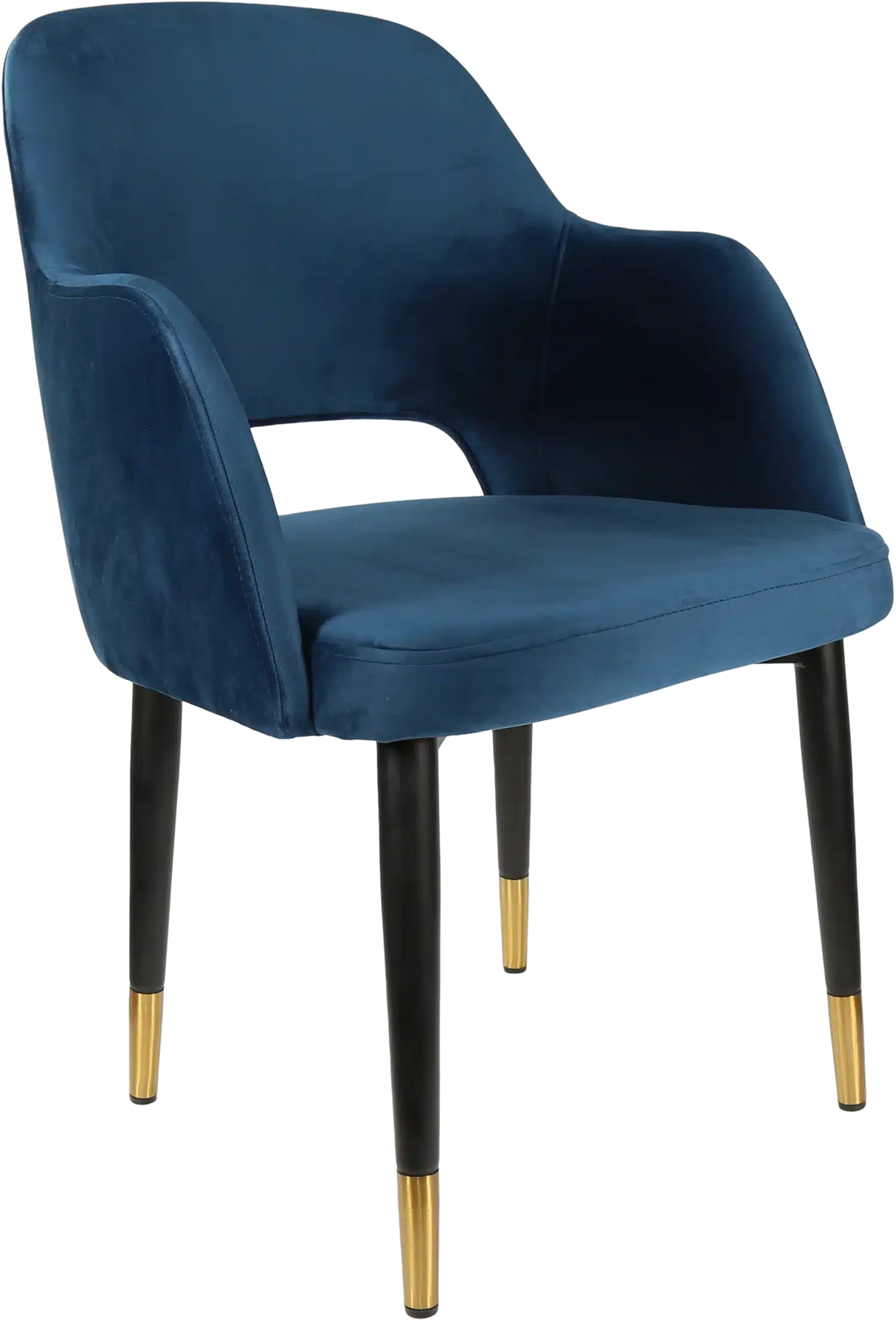 FL Sorbet Velvet Upholstered Metal Legs Hospitality Chair