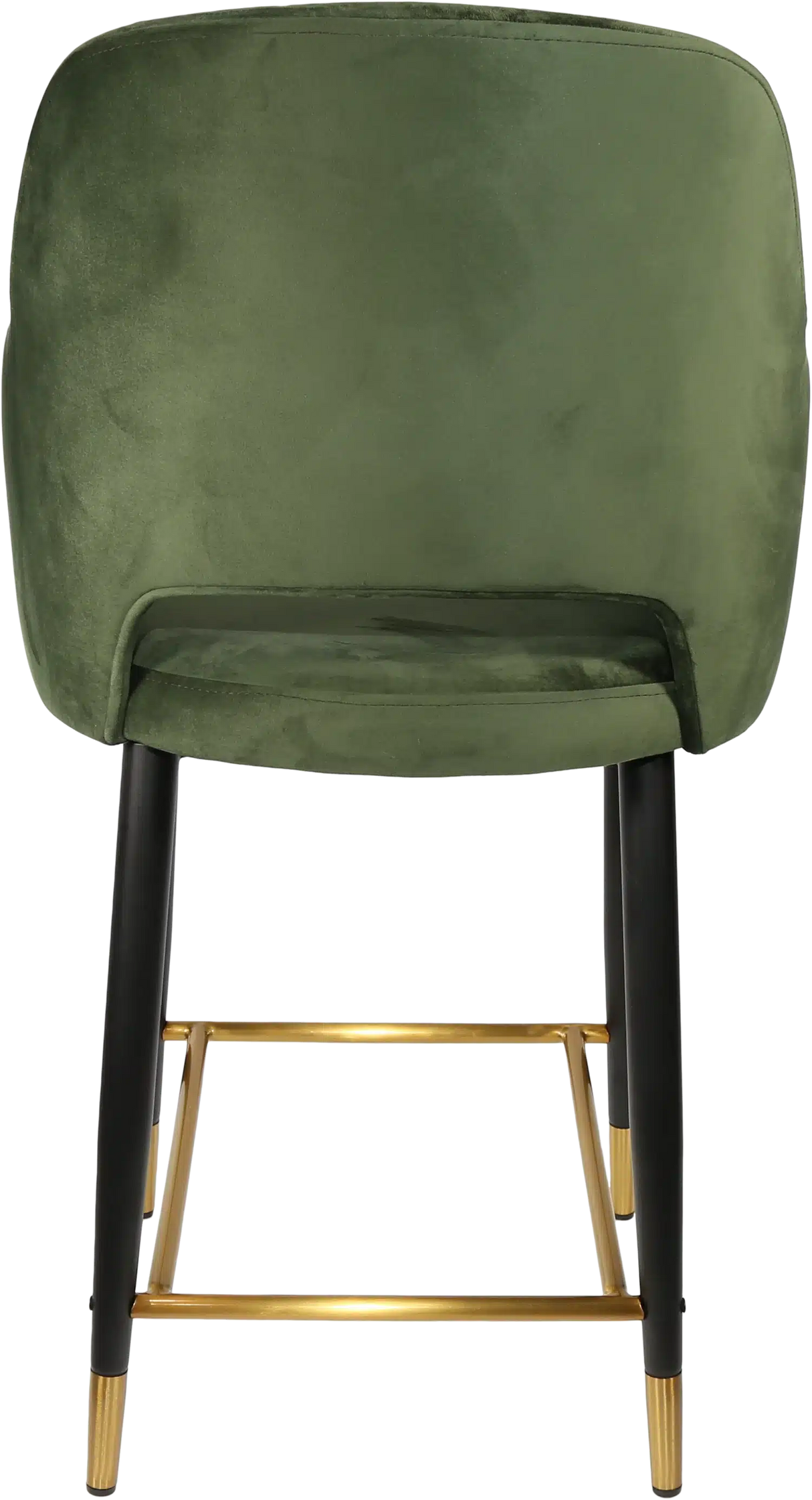 FL Sorbet Velvet Upholstered Metal Leg Hospitality Counter Stool
