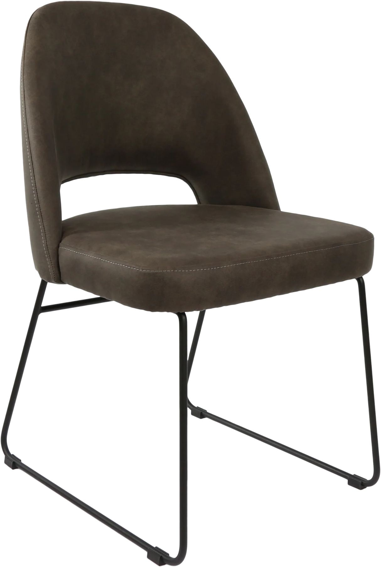 FL Semifreddo Premium Vinyl Upholstered Sled Base Hospitality Chair