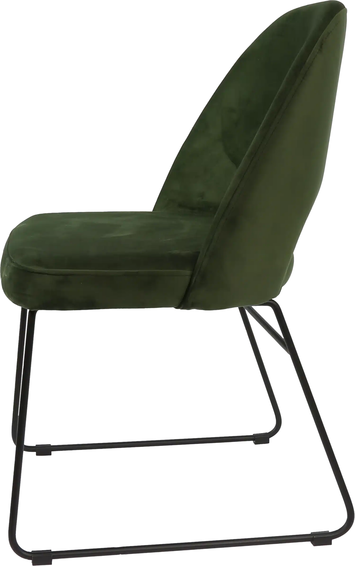 FL Semifreddo Velvet Upholstered Sled Base Hospitality Chair