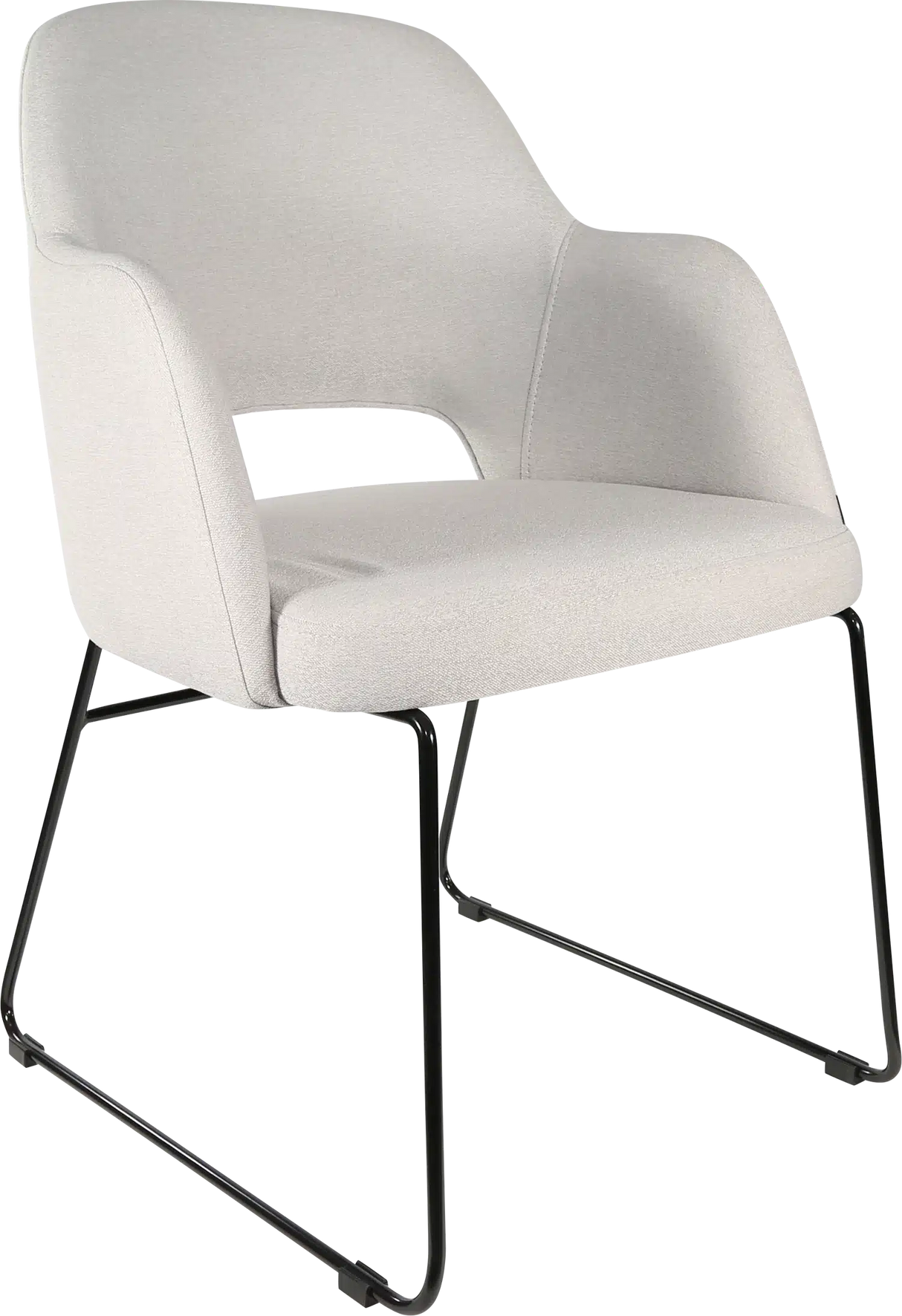 FL Sorbet Fabric Upholstered Sled Base Hospitality Chair