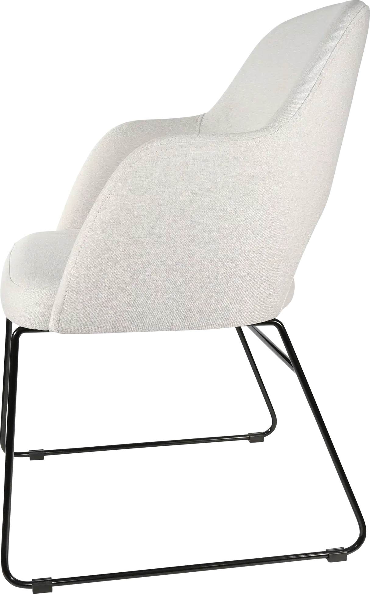 FL Sorbet Fabric Upholstered Sled Base Hospitality Chair