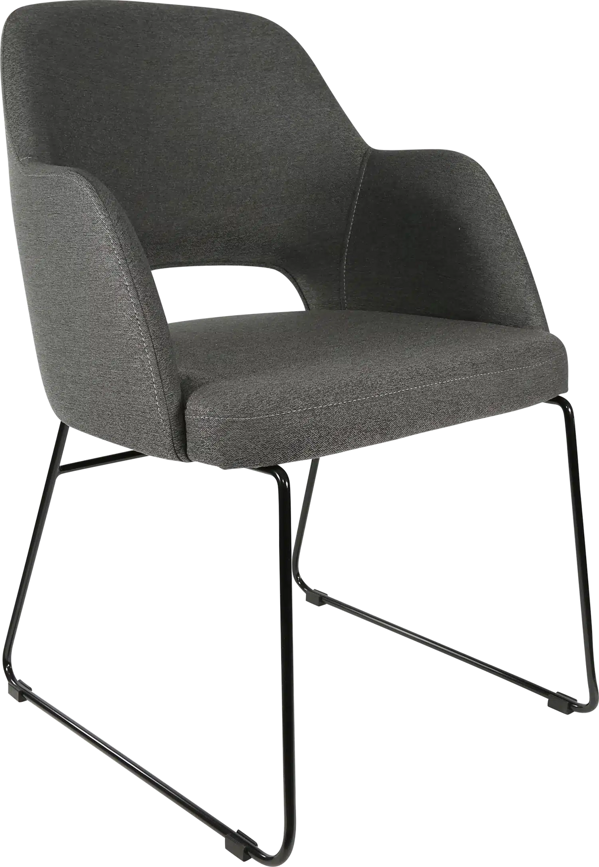 FL Sorbet Fabric Upholstered Sled Base Hospitality Chair