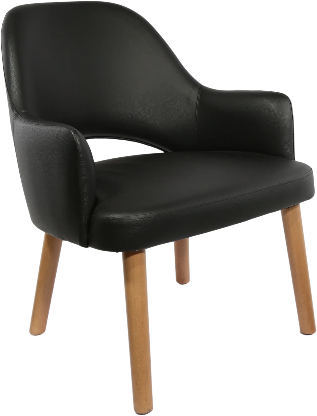 FL BonBon Vinyl Upholstered Timber Legs Hospitality Chair