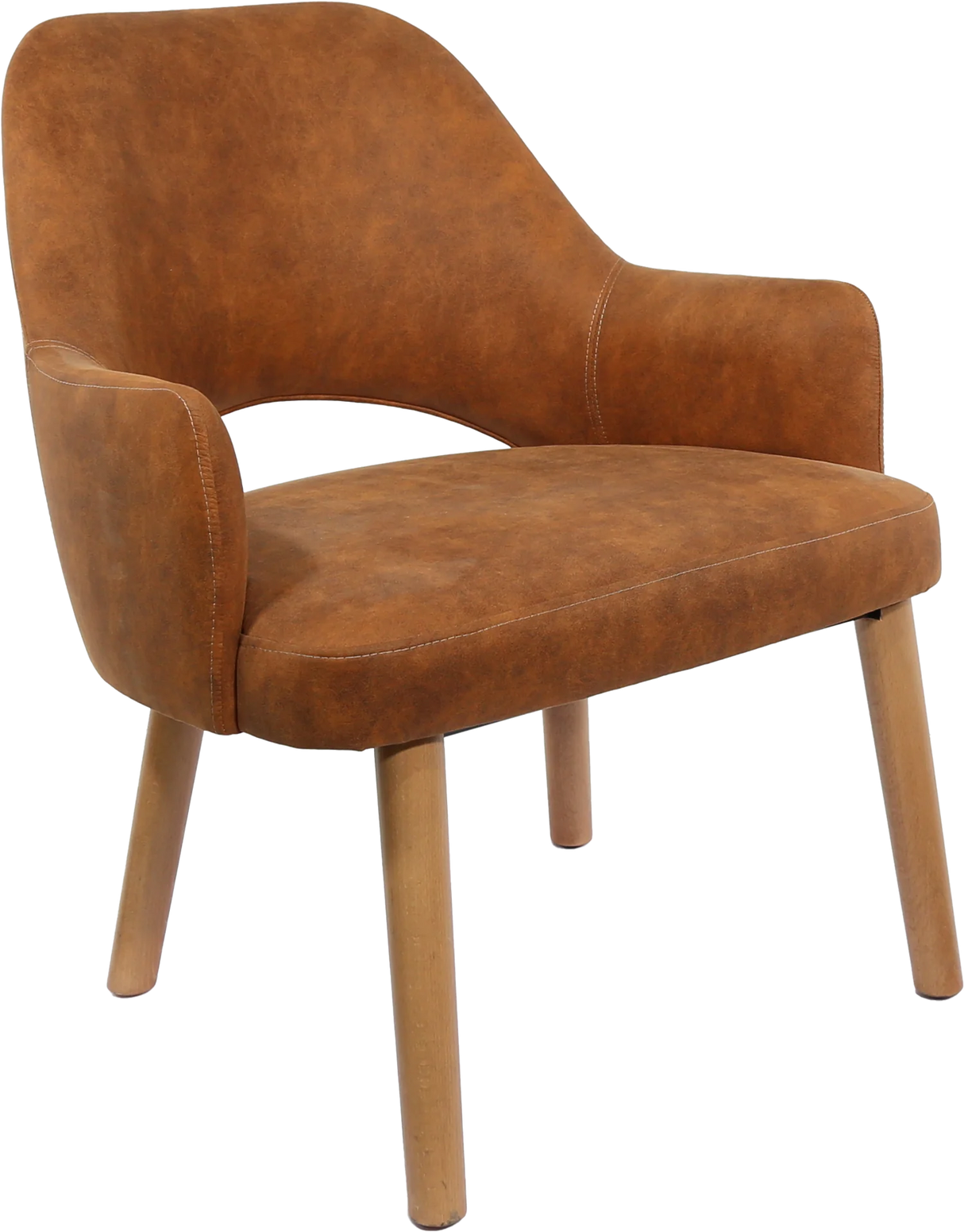 FL BonBon Vinyl Upholstered Timber Legs Hospitality Chair