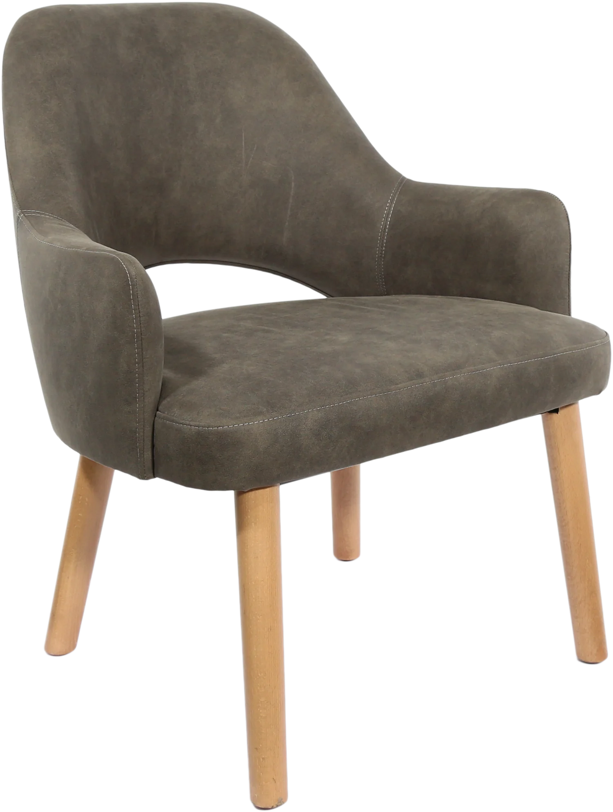 FL BonBon Vinyl Upholstered Timber Legs Hospitality Chair