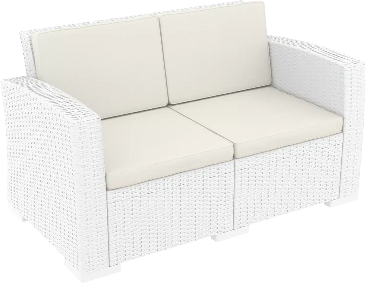 FL Monaco Hospitality Outdoor 2 Seater Lounge with Cushion